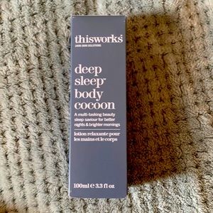 Brand New thisworks / deep sleep body cocoon lotion